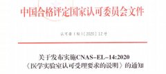 最新發(fā)布|醫(yī)學(xué)實(shí)驗(yàn)室認(rèn)可受理要求